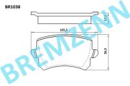 BR1038 - Klocki hamulcowe BREMZENN (odp.GDB1763) VAG A6 04-/PASSAT 10-