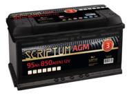 EB95850HA - Akumulator 95Ah AGM 850A P+ SCRIPTUM /353x175x190/ CA/CA technology