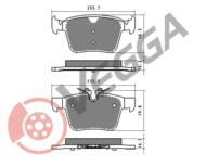 VE33502 - Klocki hamulcowe VEGGA /tył/ (odp.GDB2110) VOLVO XC60 II 18-/LAND ROVER 14-