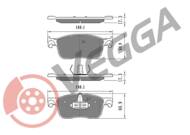 VE33505 - Klocki hamulcowe VEGGA (odp.GDB2169) PSA JUMPY 16-/EXPERT 16-