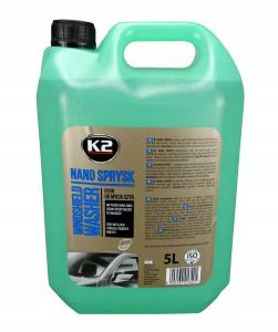 K525 K2 - Płyn do spryskiwaczy lato K2 NANO 5l letni /lemon/