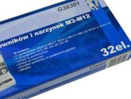 G38301 GEKO - Zestaw gwintowników M3-M12 GEKO /32 elementy/