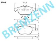 BR1046 - Klocki hamulcowe BREMZENN (odp.GDB1468) RENAULT LAGUNA II