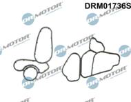 DRM01736S - Uszczelka obudowy filtra oleju DR.MOTOR /zestaw 2 elementów/ BMW