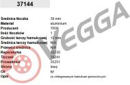 VE37144 - Zacisk hamulcowy VEGGA /tył L/ (odp.BHN823E) PSA C5 08-/407 04-