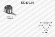 KD470.07 SNR - Zestaw rozrządu SNR 