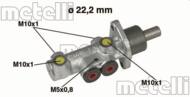 05-0353 MET - Pompa hamulcowa METELLI /-ABS/ FIAT DOBLO CARGO I-II 01-