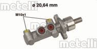 05-0396 MET - Pompa hamulcowa METELLI OPEL/SUBARU/SUZUKI AGILA A 1.0 12V/1.2 16V/1.2 16V TWINPORT