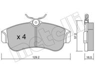 22-0123-0 MET - Klocki hamulcowe METELLI (odp.GDB3271/GDB848) NISSAN PRIMERA/ALMERA