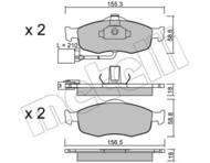 22-0146-1 MET - Klocki hamulcowe METELLI /+CZ/ (odp.GDB1112)