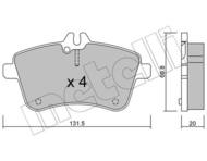 22-0647-0 MET - Klocki hamulcowe METELLI (odp.GDB1628)