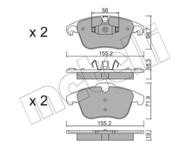 22-0675-3 MET - Klocki hamulcowe METELLI (odp.GDB1691) PSA C4 PICASSO 06-