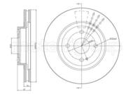 23-0619 MET - Tarcza hamulcowa METELLI /przód/ 258x24 MAZDA 323 98-