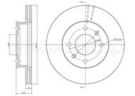 23-0626 MET - Tarcza hamulcowa METELLI /przód/ 240x19 /-ABS/ HYUNDAI GETZ 02-