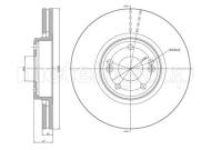 23-0675C MET - Tarcza hamulcowa METELLI /przód/ 300x26 COATED RENAULT LAGUNA II 01-