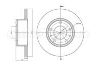 23-0779 MET - Tarcza hamulcowa METELLI /tył/ IVECO DAILY 29 99-06