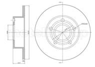 23-0807C MET - Tarcza hamulcowa METELLI COATED /tył/ 245x10 VAG A6 97-05