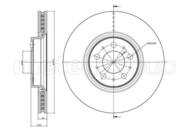 23-0847C MET - Tarcza hamulcowa METELLI COATED /przód/ 316x28 VOLVO XC90 02-/S60 00-