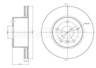 23-1091C MET - Tarcza hamulcowa METELLI COATED /przód/ /pokryty warstwą antykorozyjną/
