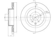 23-1171C MET - Tarcza hamulcowa METELLI COATED /tył/ 322x22 NISSAN 350 Z 03-06