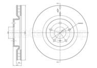 23-1172C MET - Tarcza hamulcowa METELLI COATED 324x30 /przód/ NISSAN 350Z 03-