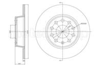 23-1248C MET - Tarcza hamulcowa METELLI COATED /tył/ 272x10 VAG A1/A3/GOLF/OCTAVIA 05-