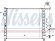 61150 NIS - Chłodnica wody NISSENS PSA