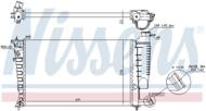 61313 NIS - Chłodnica wody NISSENS PSA