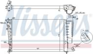 61317A NIS - Chłodnica wody NISSENS PSA