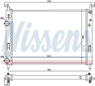 61682 NIS - Chłodnica wody NISSENS FIAT