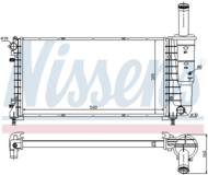 61923 NIS - Chłodnica wody NISSENS FIAT