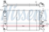 621621 NIS - Chłodnica wody NISSENS FORD