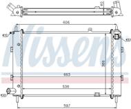 62359A NIS - Chłodnica wody NISSENS LDV