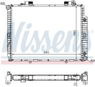 62665A NIS - Chłodnica wody NISSENS DB