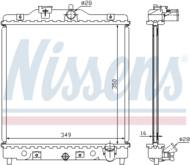 63309A NIS - Chłodnica wody NISSENS HONDA