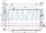 634811 NIS - Chłodnica wody NISSENS PSA