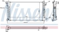 63576A NIS - Chłodnica wody NISSENS PSA