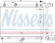 636008 NIS - Chłodnica wody NISSENS PSA