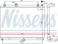 636009 NIS - Chłodnica wody NISSENS PSA