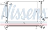 63732 NIS - Chłodnica wody NISSENS PSA