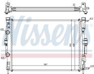 63769 NIS - Chłodnica wody NISSENS MEGANE 02- 1.5dci/1.9dci