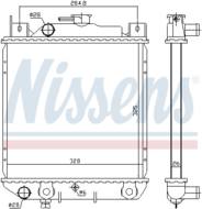 64083 NIS - Chłodnica wody NISSENS SUZUKI