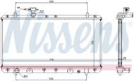 64167A NIS - Chłodnica wody NISSENS SUZUKI