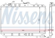 64168 NIS - Chłodnica wody NISSENS SUZUKI