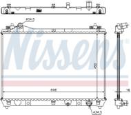 64202 NIS - Chłodnica wody NISSENS SUZUKI 5MM