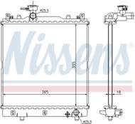 64204 NIS - Chłodnica wody NISSENS SUZUKI