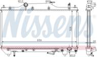 64642A NIS - Chłodnica wody NISSENS TOYOTA