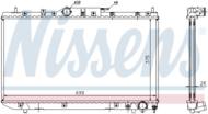 64643A NIS - Chłodnica wody NISSENS TOYOTA