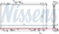 64653A NIS - Chłodnica wody NISSENS LEXUS