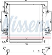 646917 NIS - Chłodnica wody NISSENS TOYOTA